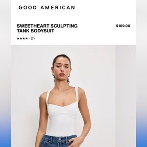 Good American Sweetheart sculpting tank bodysuit
